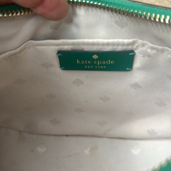 Kate Spade Staci Half Moon Small Shoulder Bag Crossbody Green - Picture 8 of 8